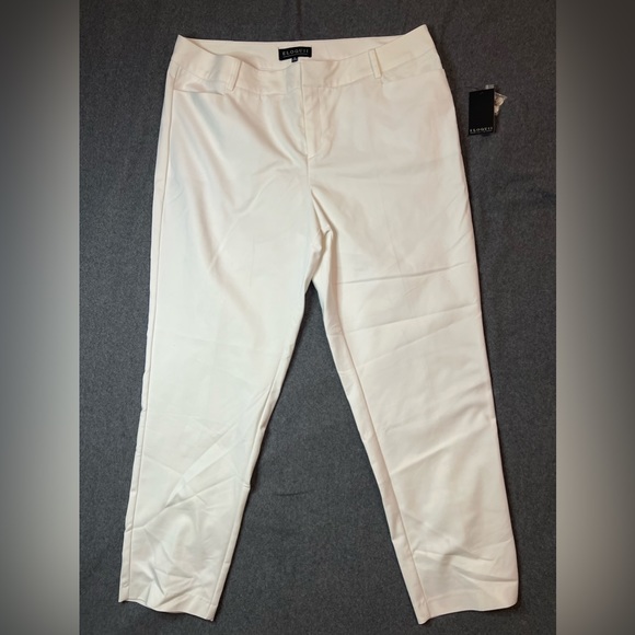 NWT Eloquii White Dress Pants - Picture 1 of 7
